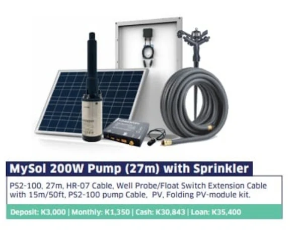 Pump with sprinkler 27m