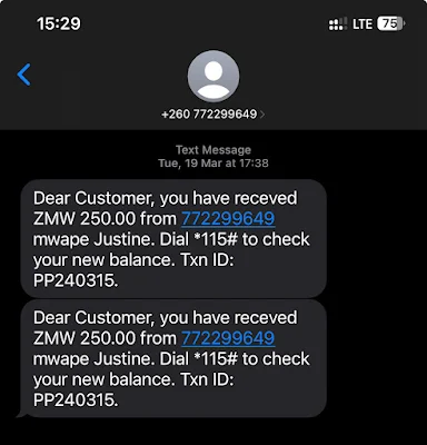 airtel money Scam in Lusaka